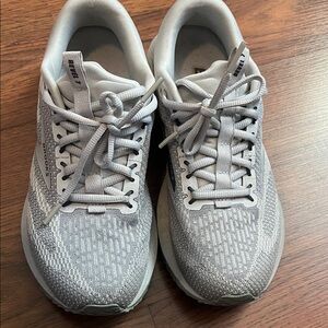 Brooks Light Gray Athletic Shoes